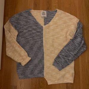 Urban Outfitters oversized color block sweater